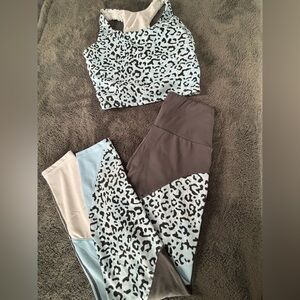 Leopard Print Jogger Set